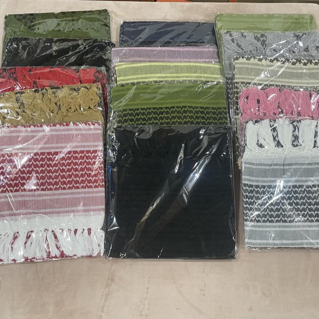 Cotton Camouflage Arab Headscarf & Outdoor Shawl Face Mask - Men's Jacquard Square Scarf