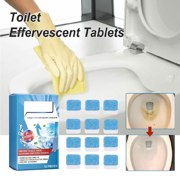 Toilet Bowl Cleaner Tablets Toilets Descaling Deodorizings Yellow Stains Cleaner