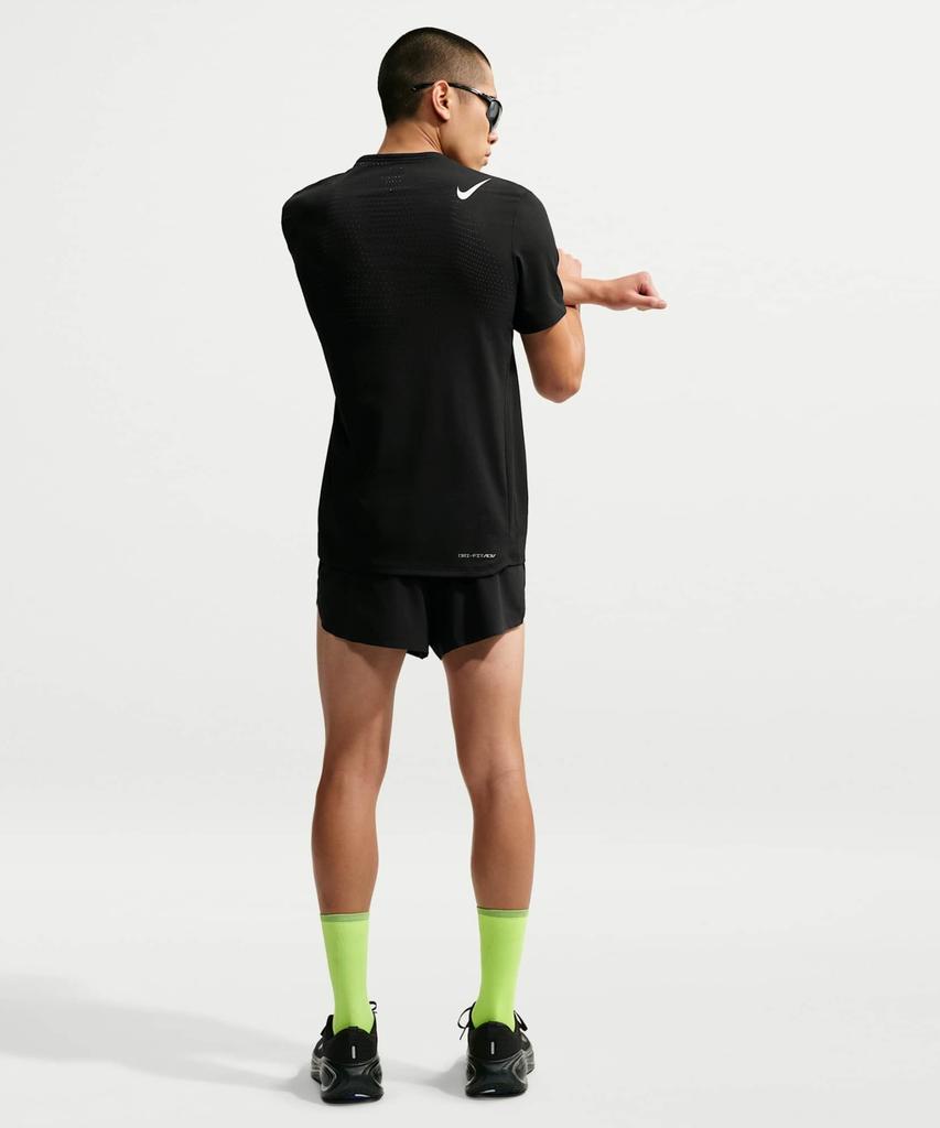 Nike Aeroswift Dri-Fit Adv Short Sleeve Running Top M - Black: Summit White / Hj3378-010