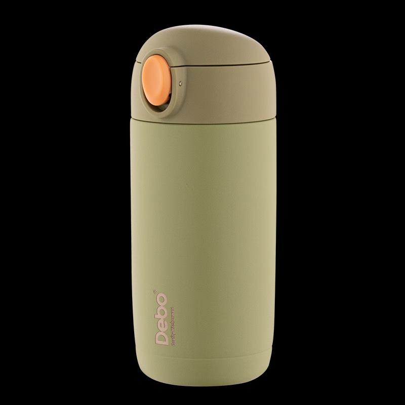Debo Kross 0.28L Portable 316 Stainless Steel Pop-Up Lid Thermos