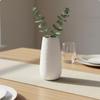 Modern Minimalist Vase Shatter-Resistant Minimalist Decorative Vase Textured Flower Holder Sturdy Lightweight for Dining Table