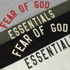 F132 FOG Essentials Bluza z okrągłym dekoltem i silikonowym logo z literami Casual Streetwear - Pulower Streetwear Unisex