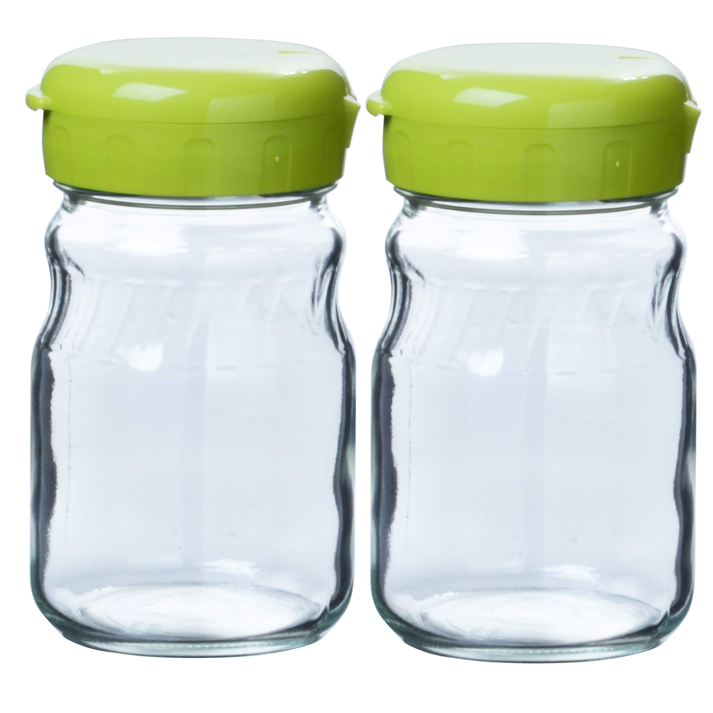 Toyo Sasaki Glass Tsukejozu Olive Set of Made in Glass Storage Plum Fruit Liquor Pickles 2-Way Pot Green 485ml 2 Japan Jar Jar Jar Jar Jar 4450₽