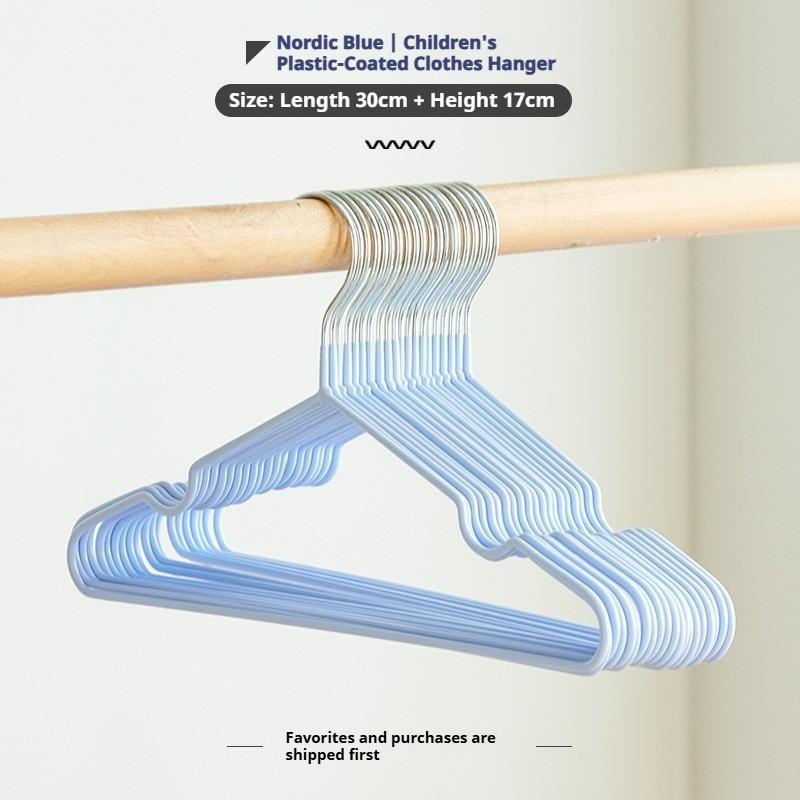 30cm Children's Clothes Hanger, Baby Anti Slip Clothes Hanger, Suitable for Small Household Storage Clothes Support for Newborns