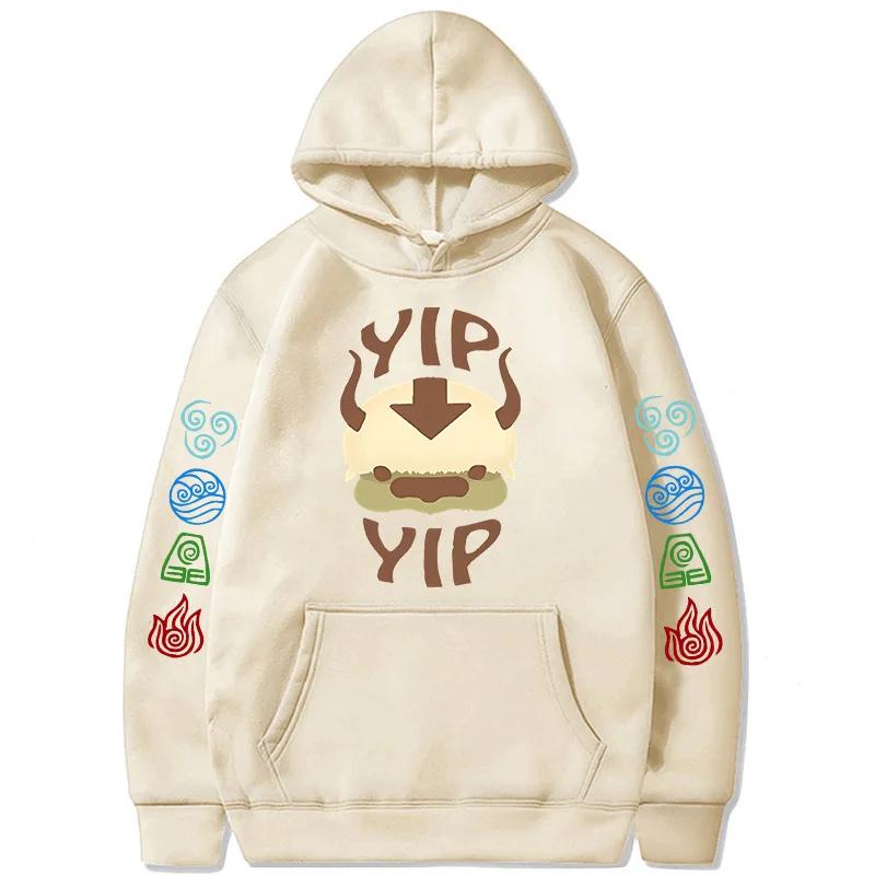 90s Casual Sweatshirts Avatar The Last Airbender Y2k Mens Hoodies Streetwear Hip Hop Harajuku Pullovers Fashion Mange Clothes