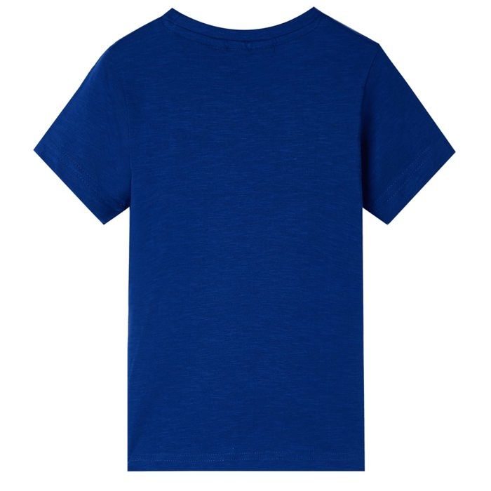T-shirt pour enfants avec manches courtes bleu foncé 92/104/116/128/140