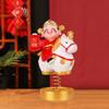 Shaking God of Wealth Decor Decorative Lightweight Spring Festival Decor Creative Chinese New Year Ornament for Shelf Bedroom
