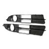 Car Front Bumper Fog Light Grille Cover 51117049243 51117049244 For BMW 5 Series E60 E61 2004 2005 2006 2007 Accessories
