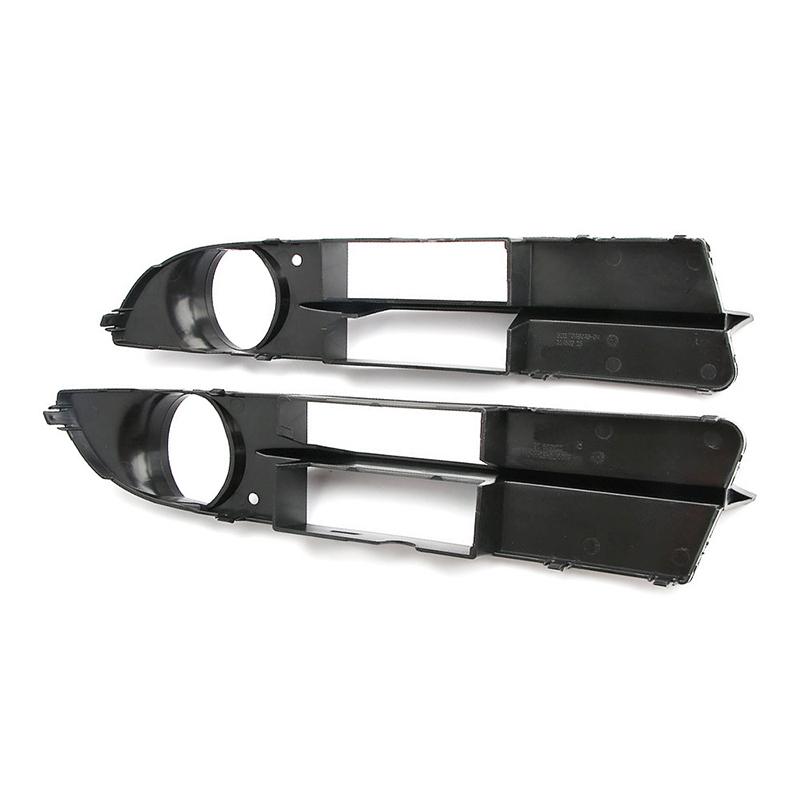 Car Front Bumper Fog Light Grille Cover 51117049243 51117049244 For BMW 5 Series E60 E61 2004 2005 2006 2007 Accessories