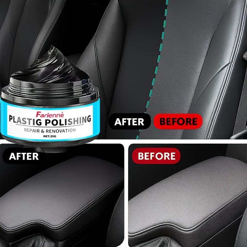 Car plastic restoration wax - 35 grams of interior polishing wax. Suitable for bumper repair and internal scratch restoration,