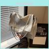 Trendy Pu Material Women's Underarm Shoulder Bag With Fashionable Chain Design