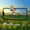 Smart Solar Bird Feeder Camera with Custom Hummingbird Feeder