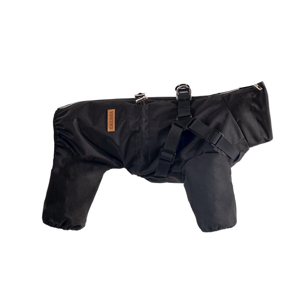 Medium & Small Dog Raincoat with Leash Hole - Waterproof & Reflective Puppy Jacket