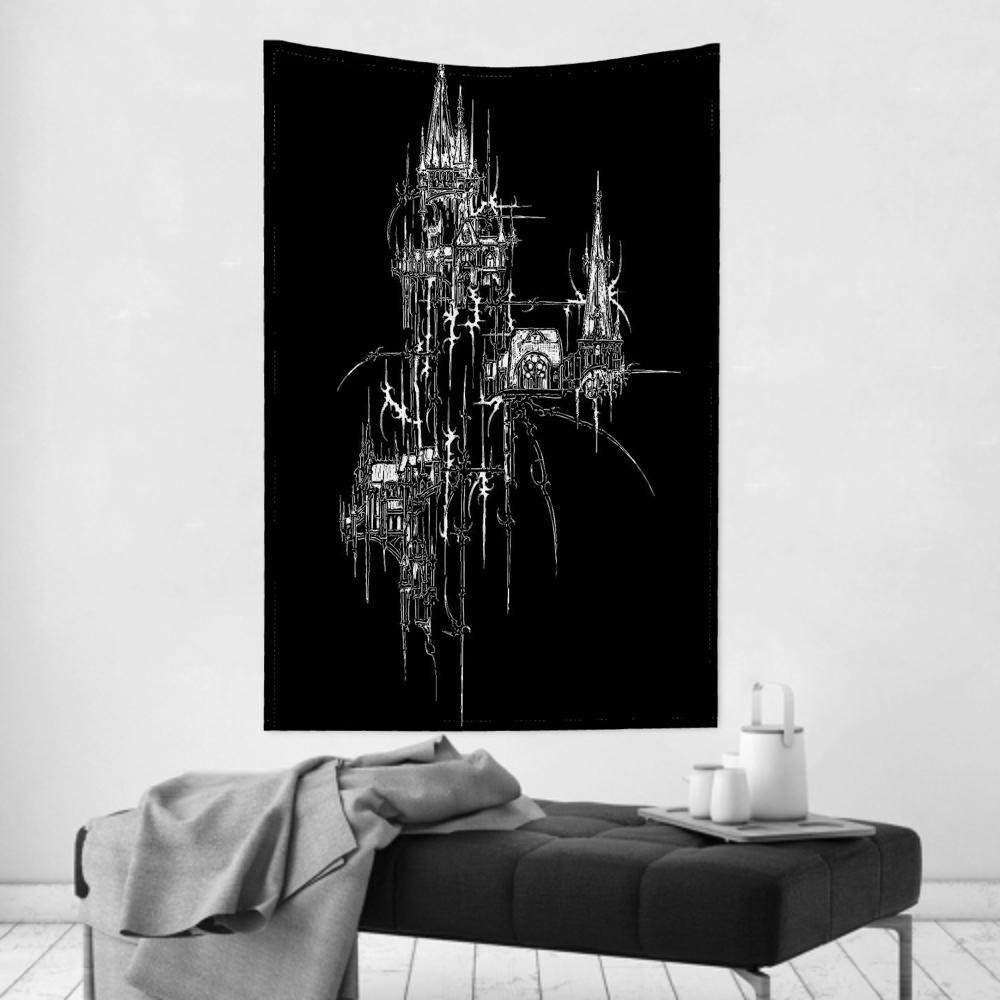 Sigilcore Spider Tattoo Dark Goth Tapestry Room Decor Wall Cloth Party Hanging Background Room Decor Baby Room