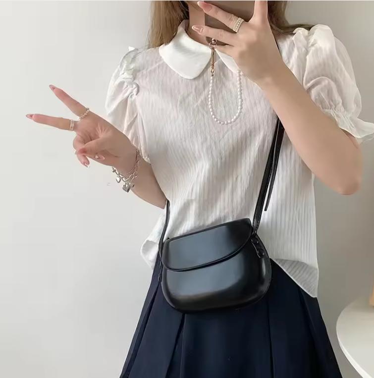 Candy Farbe Frauen Sattel Schulter Tasche Tragbare Weibliche Kupplung Geldbörse Handtaschen Umhängetasche Mode Damen Kleine Messenger Taschen