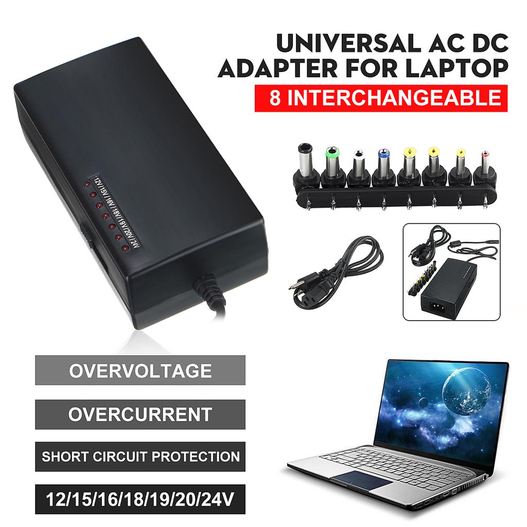 Buy 96W Universal AC DC Adapter Power Charger 110V/240V for Laptop ...