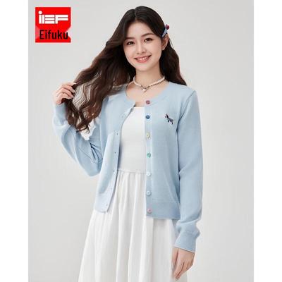 IEF Aiyifu Women's Plus Size Korean Style Knitted Top