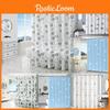 Peva Shower Curtain With Hooks Mold Proof For Bathroom Divider And Home Decor