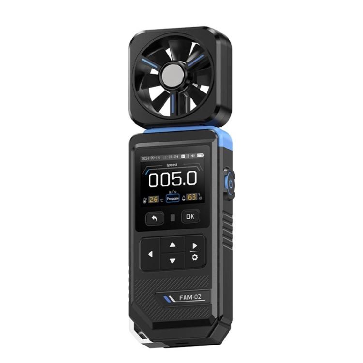 Handheld LCD Wind Meter Airflows Meter Wind Speed Gauge Meter Anemometer Measuring Wind Temperature Humidity