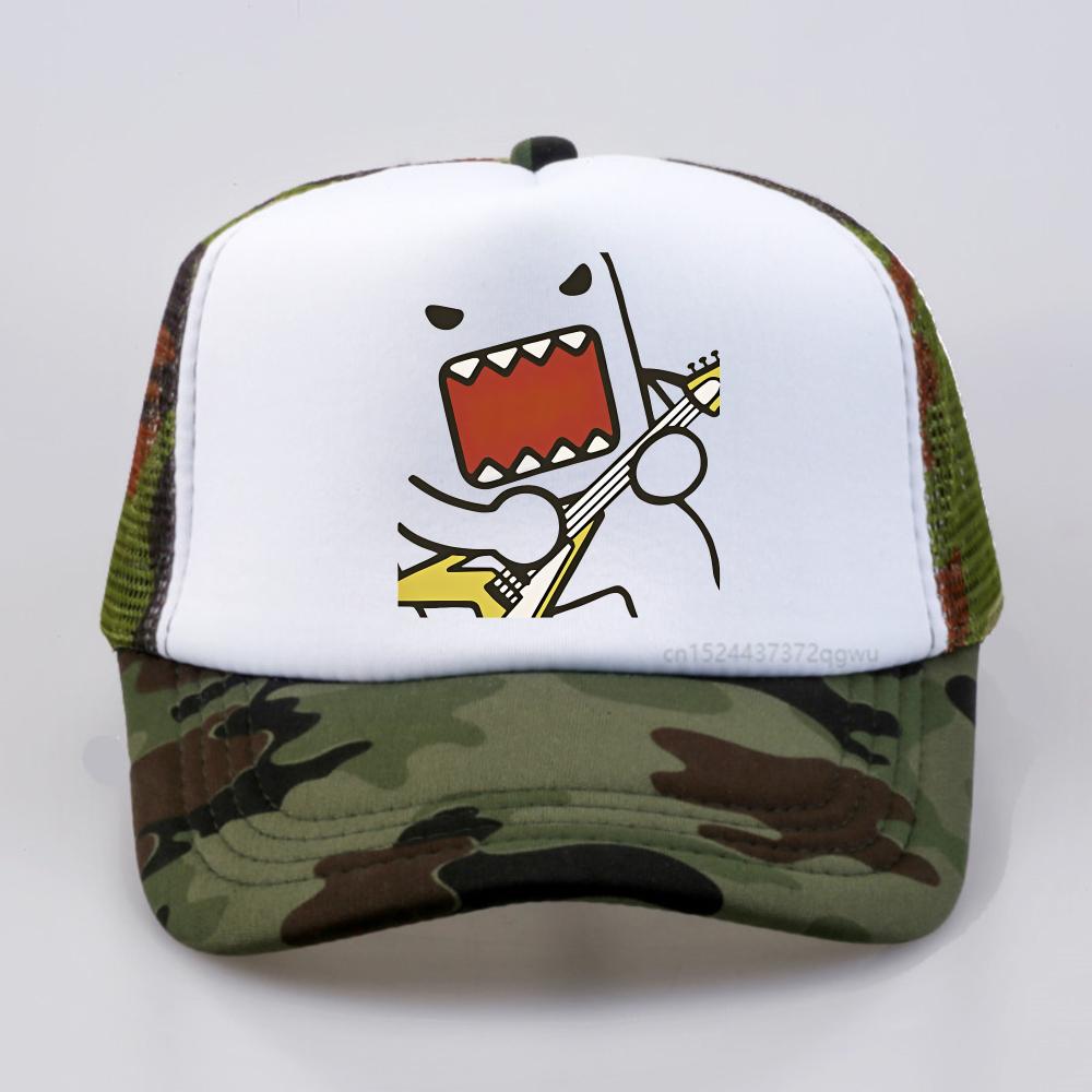 Epic Face Domo Kun Funny Meme Hat Unisex Women Fashion High Quality Mesh Breathable Trucker Hats Adjustable Outdoor Baseball Cap
