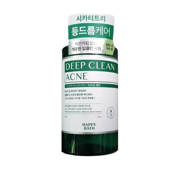 Happy Bath Deep Clean Tea Tree Trouble Care Body Wash 900g