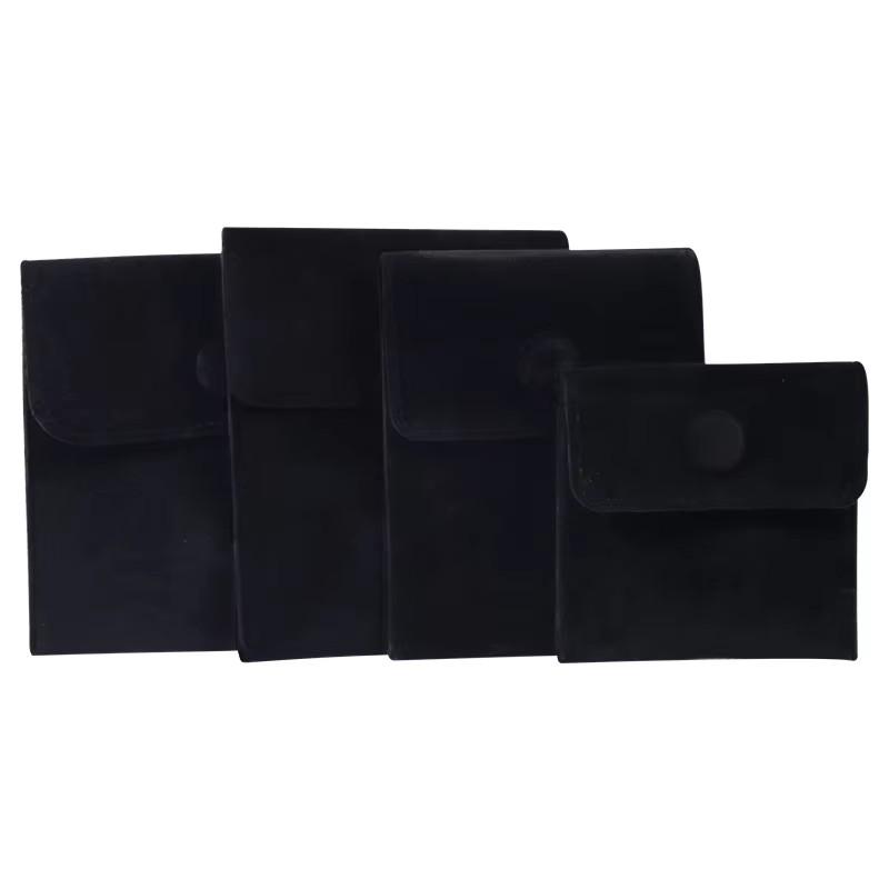 10Pcspack Jewelry Bag Velvet Pouch Button Bag Thickened And Delicate Velvet Ring Necklace Jewelry Storage Bag Earring Bag