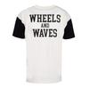 Tee shirt jersey manches noires col rond Homme WHEELS AND WAVES