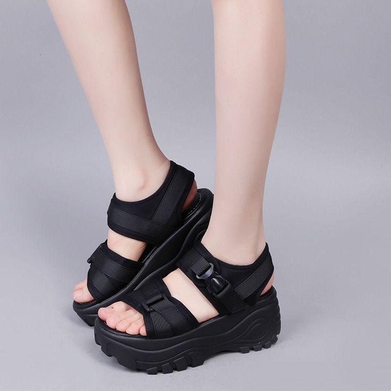 Women's Sandals New Summer Wedge Platform Shoes Casual Sports Sandals Roman Student Rocking Shoes