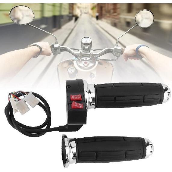 Ручка газа 1 пара, 3-скоростная ручка руля газа для электросамоката/велосипеда с передачей вперед и назад