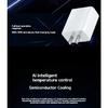 FS18 AI Mobile Cooler 30W Magnetic Back-clip Ice Cooling Radiator Digital Display RGB Light Gaming Cooler Temperature Control