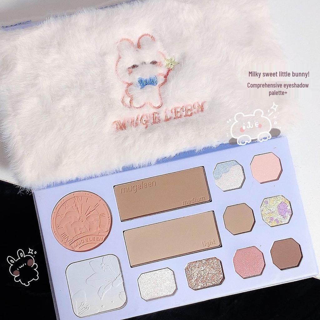 MUGELEEN Leap Forward All-in-One Eyeshadow, Highlight, Contour, and Blush Palette