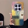 For Redmi Note 13 14S 14 Pro Plus 5G 14C A3 13C Poco X7 Pro Phone Case Leopard Feather Gauze Rainbow Butterfly Bumper Hard Cover