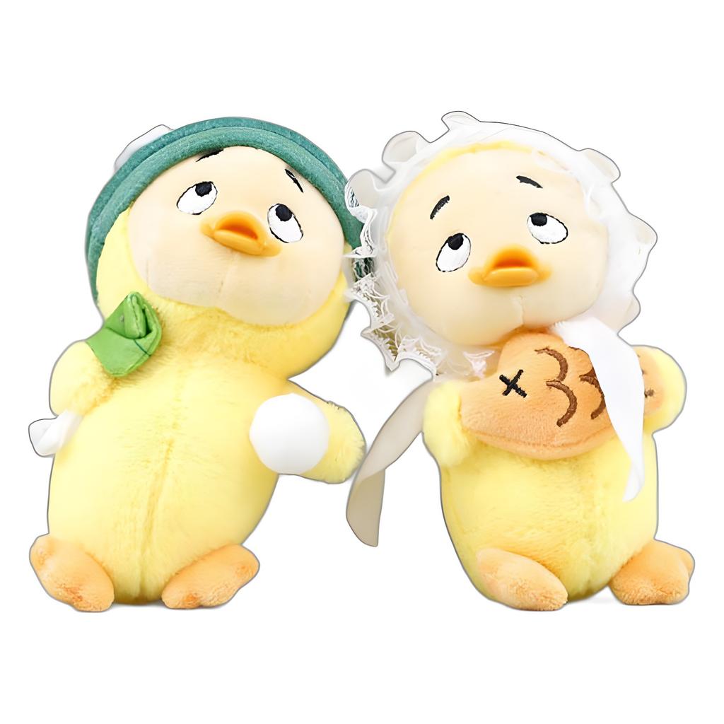 Cute Cuddly And Duck Plush Keychain Adorable Stuffed Animal Gift Toy