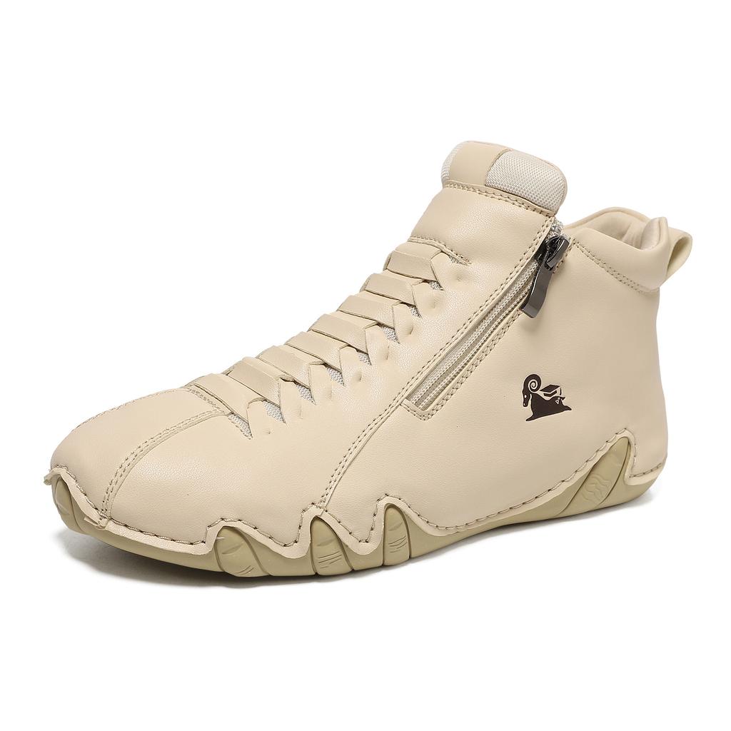 Men's and Women's Handmade Stitched Women's Shoes with Cow Tendon Soft Sole, Autumn and Winter Flat Sole, Single Shoes, Casual Shoes