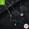 Shining One-Carat Mozzarella Diamond Necklace, Simple Horseshoe 925 Sterling Silver Premium Collarbone Chain