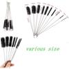Small Nylon Pipe Cleaner Suitable for Cleaning Narrow Set for Bottle Glasses Straw Plug Holes Cleaning,Coffee Machine Cleaning