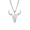 Fashionable Bull Head Men's Mexican Bullfighting Trend Jewelry Pendant Necklace