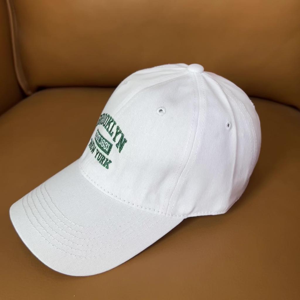 Adjustable Brooklyn NY Logo Embroidered Baseball Cap For Women , Lightweight And Breathable Sport Cap, One Size Fits Most