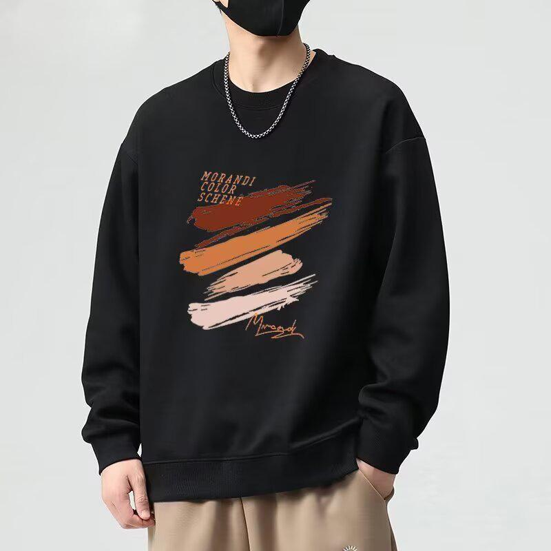 Men s Premium Graffiti Casual Hoodie - Autumn Streetwear Loose Fit Pullover XXL