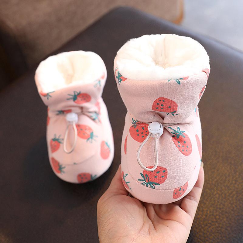 Warm Infant Toddler Crib Snow Boots Soft Comfortable Infant Girls Boys Anti-Slip Socks  Newborn Baby Shoes