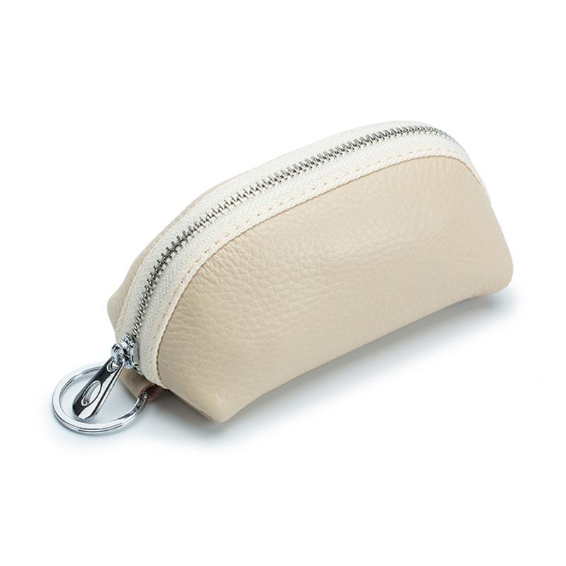 

Key bag Women s family car Large capacity leather, multi-functional soft leather Women s change bag Small key bag Mini