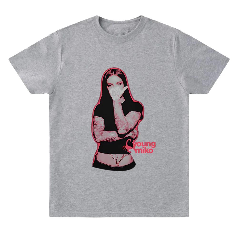 

Young Miko Tee Hip Hop Skateboard Street T-Shirts Women Men Comfort Breathable Top Fashion Oversize T-shirt 3XL