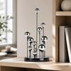 Spherical Ornament Desktop Sculpture Modern BalloonCluster Metal Contemporary Centerpiece