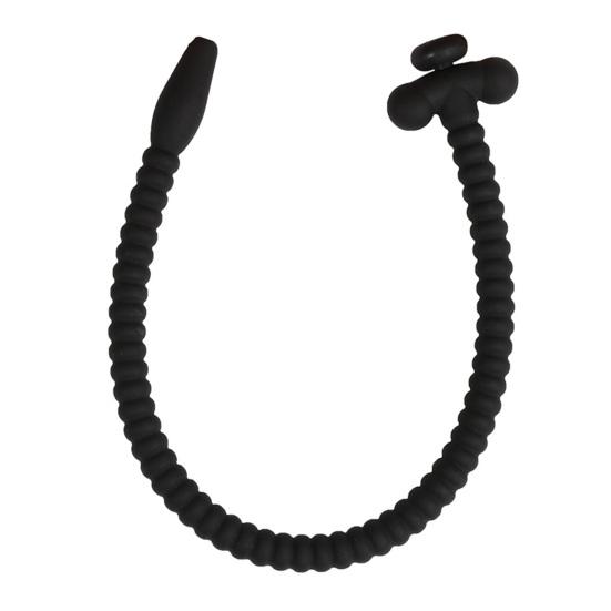 Cathéter urétral amovible, design en spirale creuse, améliore la friction, stimulation œil de cheval, bonne flexibilité, pour hommes, plug pour pénis, sexe adulte