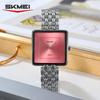 Ladies Quartz Watch Fashion Steel Belt Couple Watch Simple Gold Square Women's Quartz Watch Beauty Zone