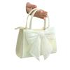 Bag Female Korean Style Fairy Style Bow Portable Small Square Bag One Shoulder Crossbody Small Bag Tide