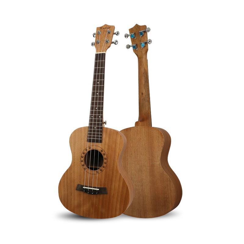 Solid Wood 23-Inch Hawaiian Four-String Ukulele