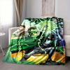 1pc Green Lantern Corps Blanket Polyester Fiber, All Season Comfort for Sofa, Bed, Office, Car, Camping Ideal Home Decor & Gift, Office Comfort