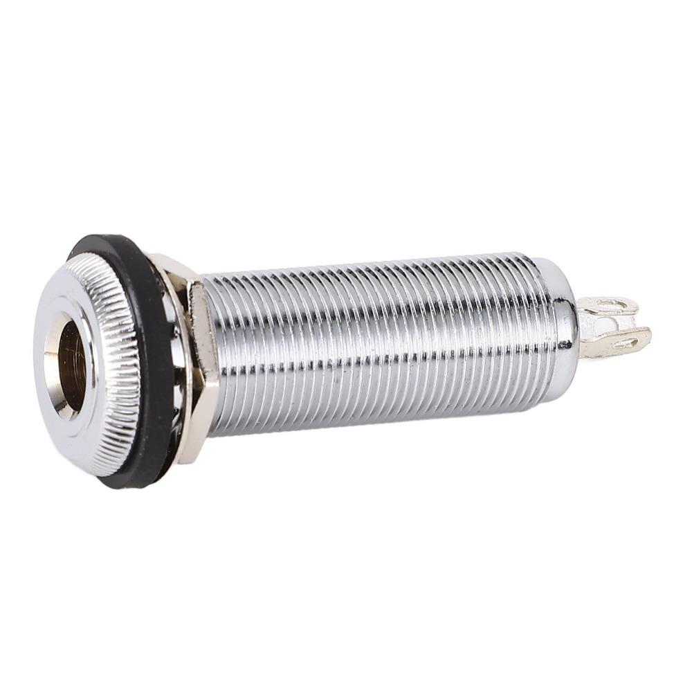2PCS Metal Jack Socket 6.35mm Input Output Jack Premium Electric Guitar Parts For Electric Guitar