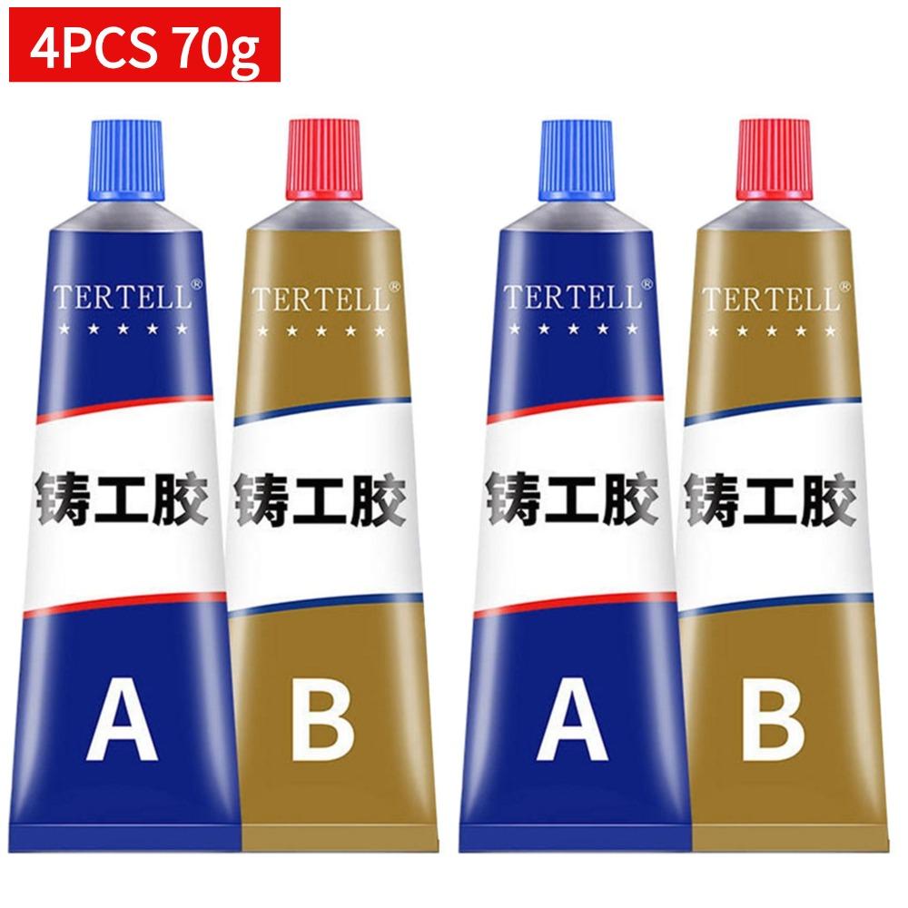 2-10Pcs Metal Repair Adhesive High Strength Bonding Sealant Weld Seam Adhesive Heat Resistance Strong Casting AB Glue Sealant